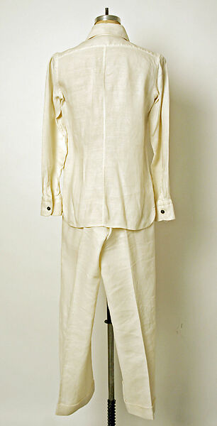 Leisure suit, Carlo Palazzi, Inc., linen, Italian