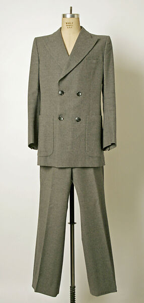 Suit, House of Balmain (French, founded 1945), wool, French 