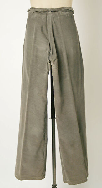 Ensemble, cotton, wool, Japanese