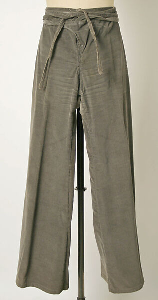 Ensemble, cotton, wool, Japanese