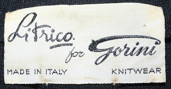 Ensemble, Gorini (Italian), wool, Italian