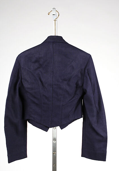 Mess jacket, linen, plastic, American