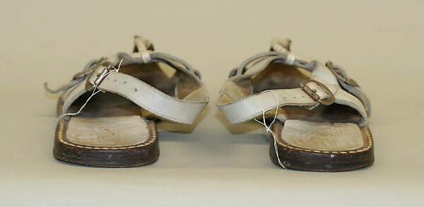 Ensemble, (b) Banana Republic (American, founded 1978), (a, b) cotton
(c, d) leather, American