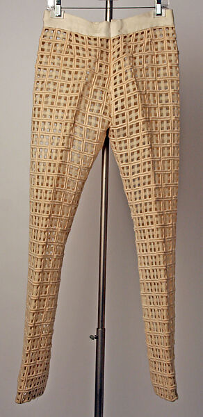 Ensemble, (b) Banana Republic (American, founded 1978), (a, b) cotton
(c, d) leather, American