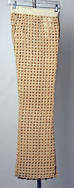 Ensemble, (b) Banana Republic (American, founded 1978), (a, b) cotton
(c, d) leather, American