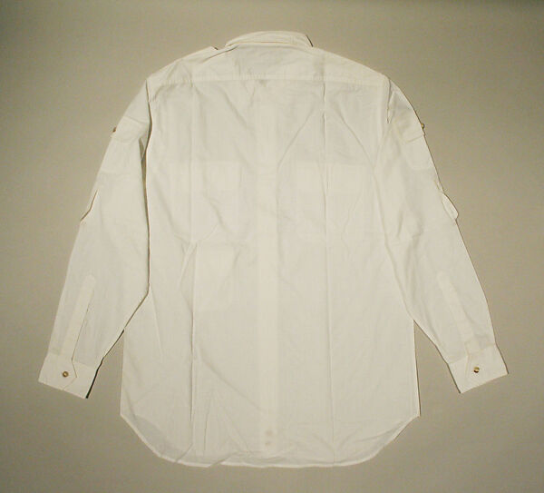 Ensemble, (b) Banana Republic (American, founded 1978), (a, b) cotton
(c, d) leather, American