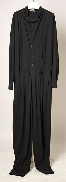 Jumpsuit, Issey Miyake (Japanese, 1938–2022), wool, Japanese
