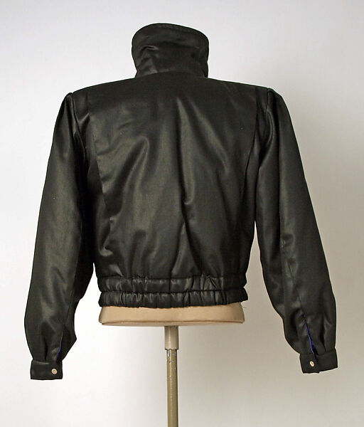 Bomber jacket, Parachute (American), cotton, polyester, metal, American