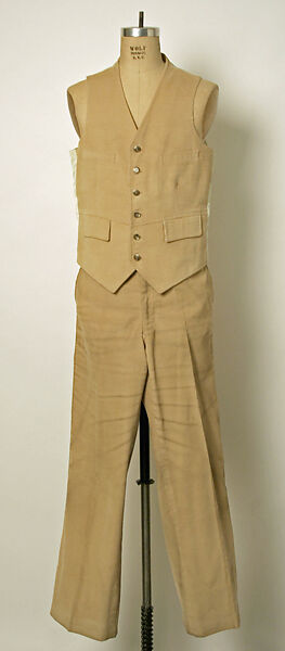 Suit, Sal Cesarani (American, born 1939), wool, cotton, American