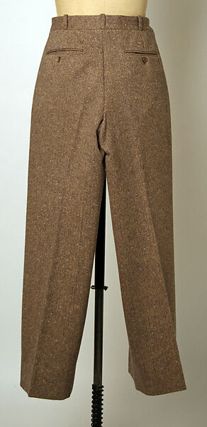 Trousers, Yves Saint Laurent (French, founded 1961), wool, French
