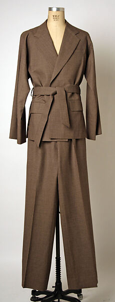 Ensemble, Pierre Cardin (French (born Italy), San Biagio di Callalta 1922–2020 Neuilly), wool, cotton, silk, leather, French 