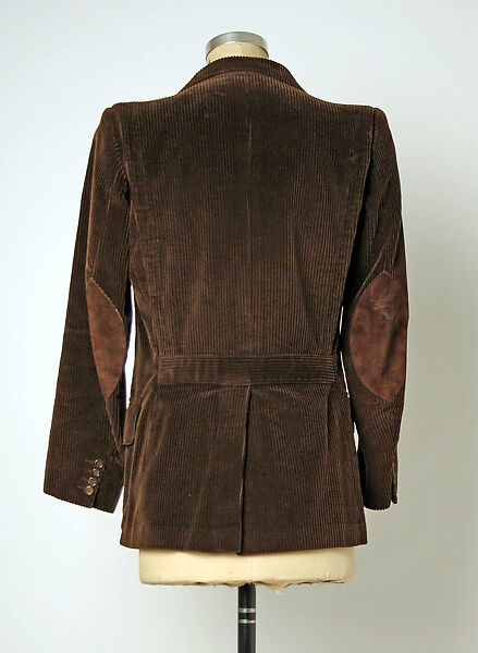 Jacket, Yves Saint Laurent (French, founded 1961), cotton, suede, French