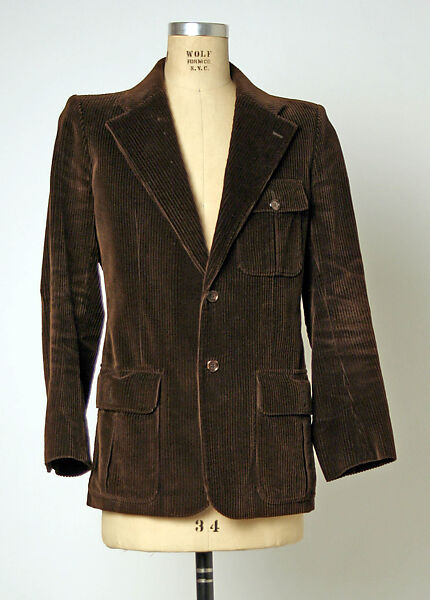 Jacket, Yves Saint Laurent (French, founded 1961), cotton, suede, French 