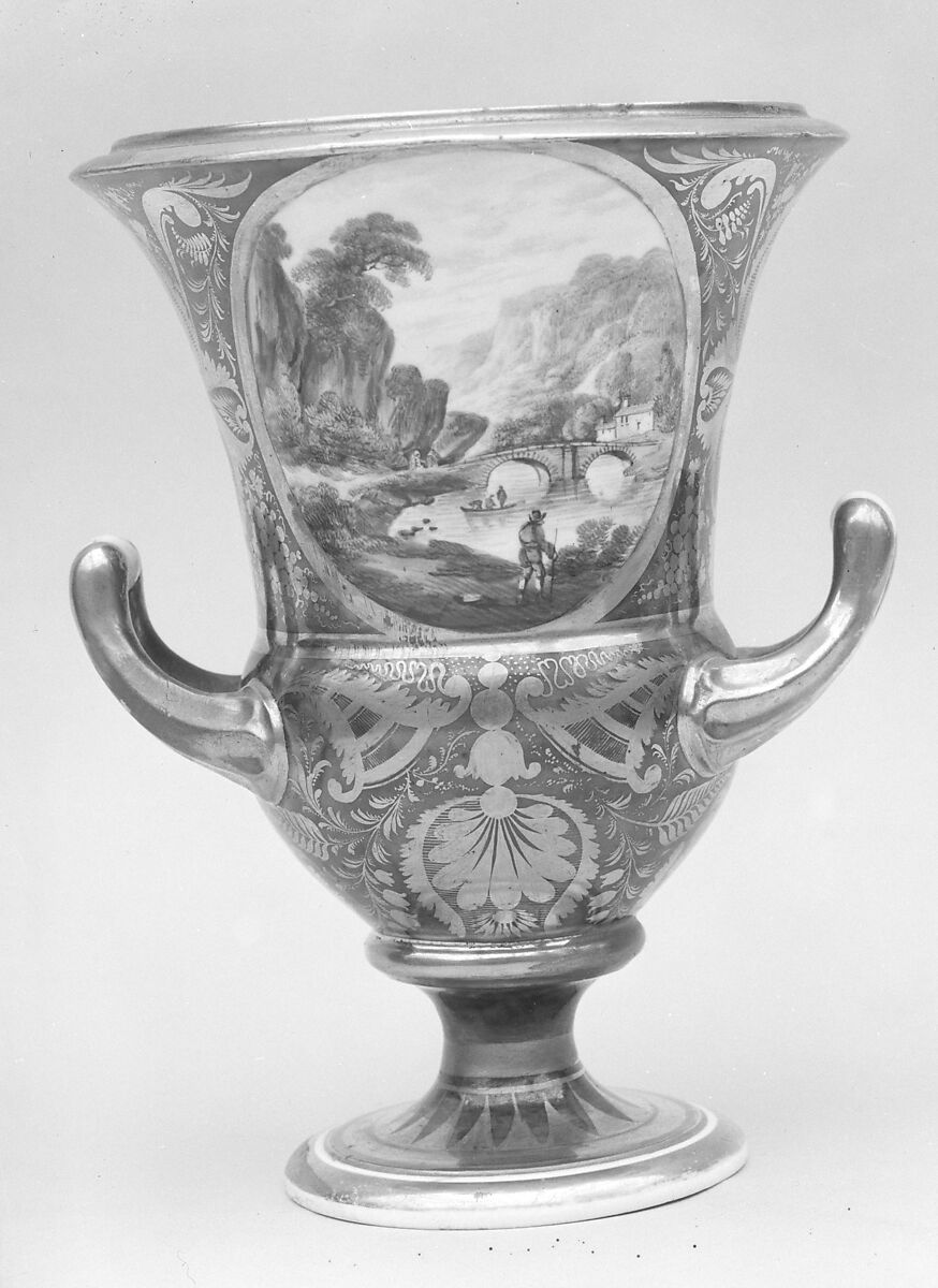 Vase, Porcelain, British 
