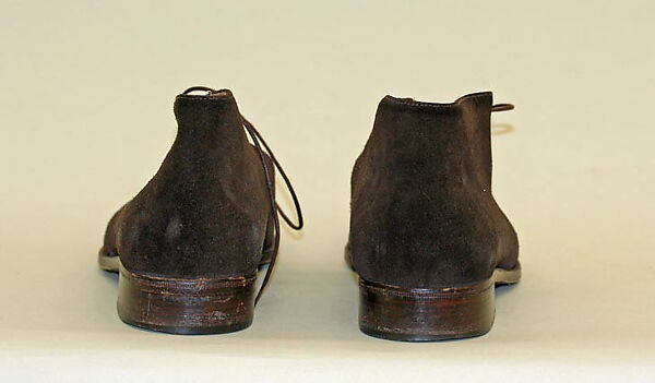 Suit, (d) House of Dior (French, founded 1946), (a,b) cashmere
(c) cotton
(d) silk
(e,f) leather
(g,h) rayon (?), Italian