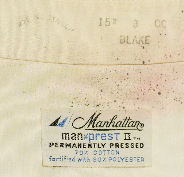 Evening ensemble, Nikolas C. Mills, flax, cotton, polyester, American