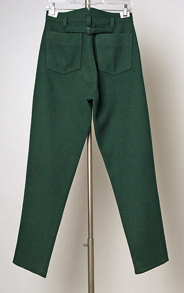 Trousers, Junko Koshino (Japanese, born 1939), wool, Japanese