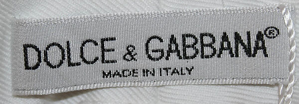 Trousers, Dolce &amp; Gabbana (Italian, founded 1985), cotton, Italian