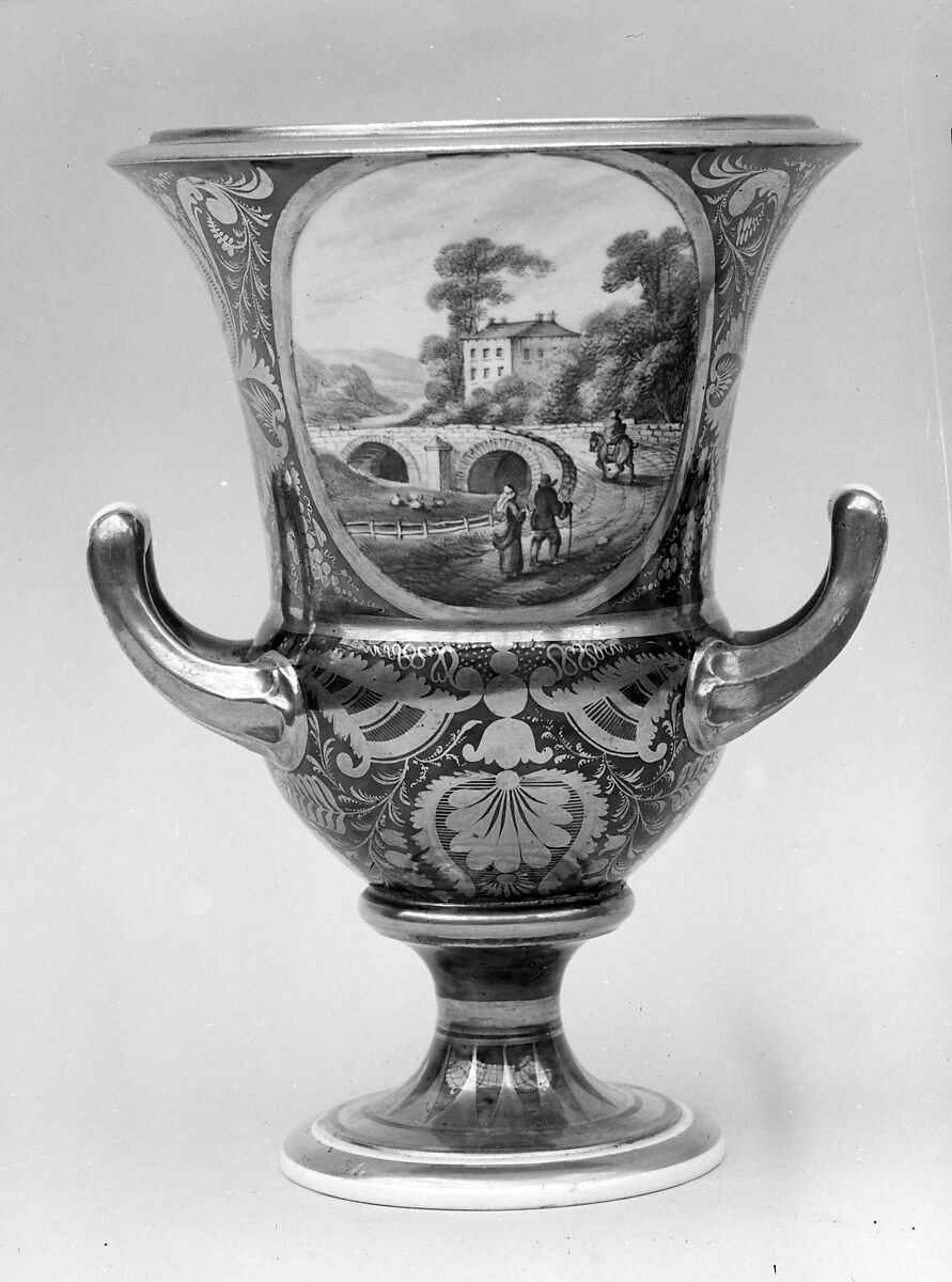 Vase, Porcelain, British 