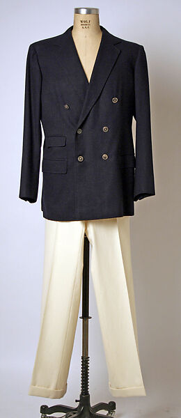 Ensemble, (a, b) wool
(c) cotton
(d) silk
(e, f) leather, Italian 