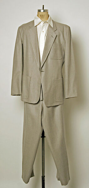 Ensemble, (a–d) Isaac Mizrahi (American, born 1961), (a, b, i, j) wool
(c, d) cotton
(e–h) leather, American 