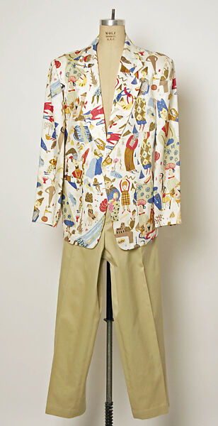 Ensemble, Isaac Mizrahi (American, born 1961), (a) linen
(b, c) cotton, American 