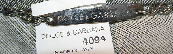 Jacket, Dolce &amp; Gabbana (Italian, founded 1985), cotton, Italian