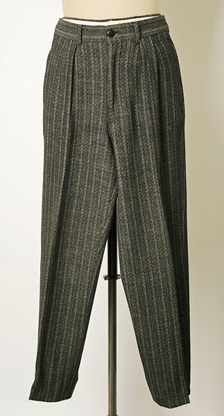 Ensemble, Giorgio Armani (Italian, founded 1974), wool blend, silk, linen, Italian
