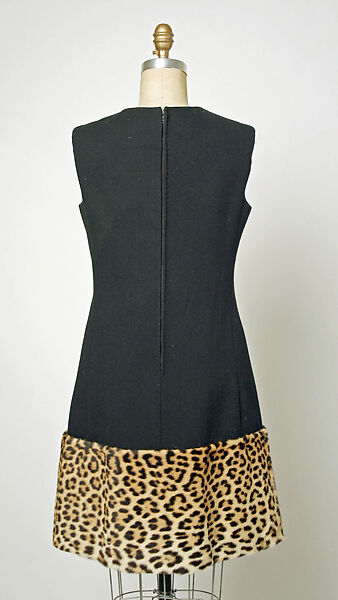 Dress, Donald Brooks (American, New Haven, Connecticut 1928–2005 Stony Brook, New York), wool, fur, American