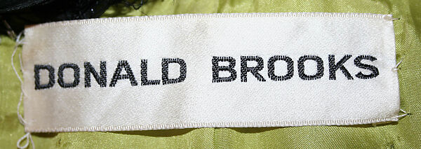 Cocktail dress, Donald Brooks (American, New Haven, Connecticut 1928–2005 Stony Brook, New York), [no medium available], American