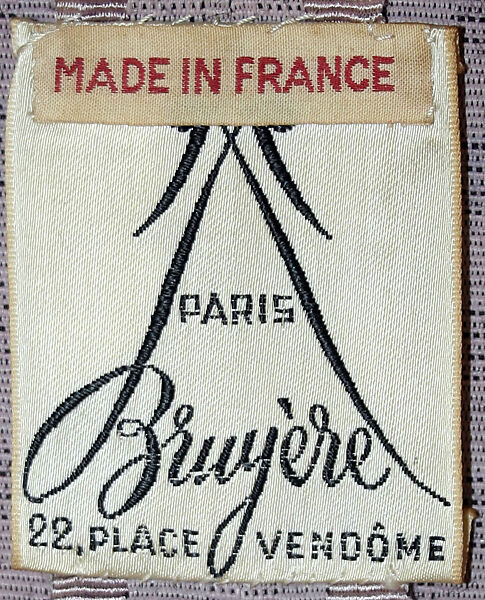 Suit, Bruyère (French, founded 1928–1959), eastman's koda filament estron yarn, teca estron staple, French