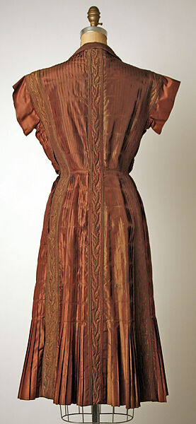 Afternoon dress, Bruyère (French, founded 1928–1959), silk, French