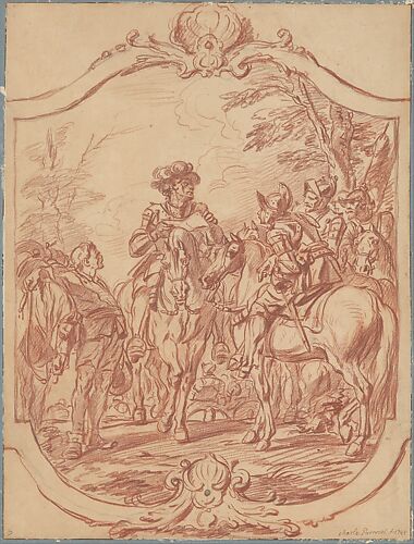 Scene of Military Life: A General Giving Orders