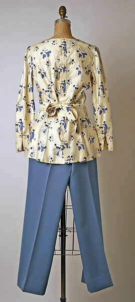 Ensemble, Cacharel (French, founded 1958), cotton, wool, French