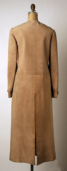 Coat, Pierre Cardin (French (born Italy), San Biagio di Callalta 1922–2020 Neuilly), leather, metal, French