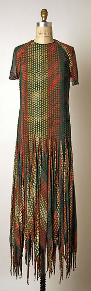Evening dress, Pierre Cardin (French (born Italy), San Biagio di Callalta 1922–2020 Neuilly), silk, synthetic fiber, French 