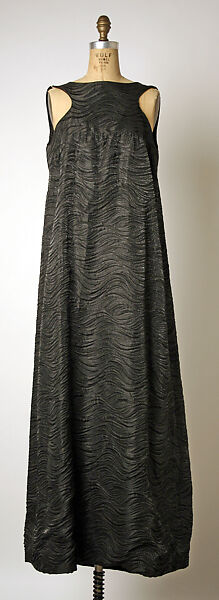 Evening dress, Pierre Cardin (French (born Italy), San Biagio di Callalta 1922–2020 Neuilly), synthetic fiber, French 