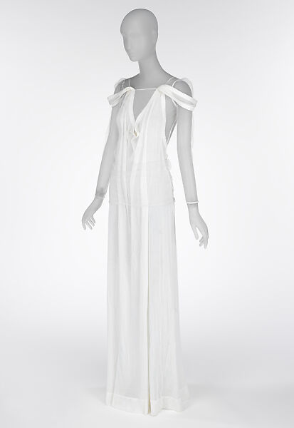 Ensemble, Maison Margiela (French, founded 1988), (a) cotton, (b) nylon, French