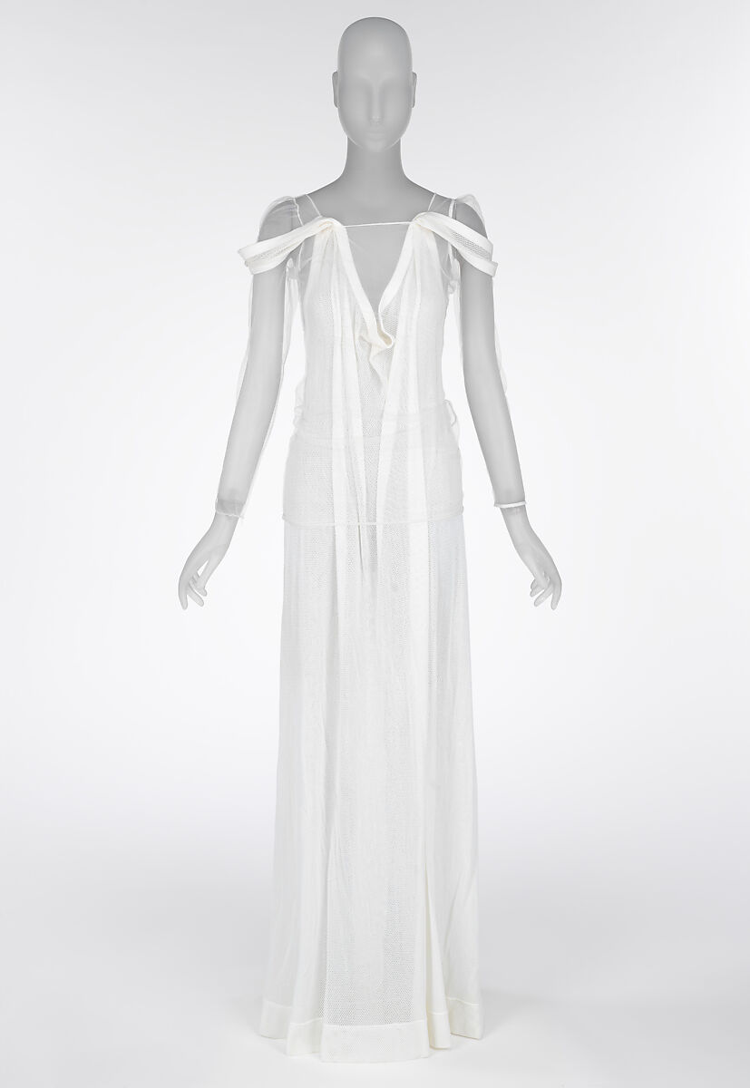 Ensemble, Maison Margiela (French, founded 1988), (a) cotton, (b) nylon, French