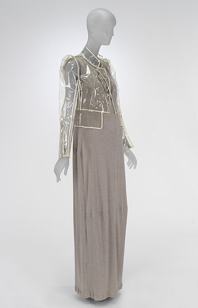 Ensemble, Martin Margiela (Belgian, born 1957), (a) polymer, (b) cotton, French