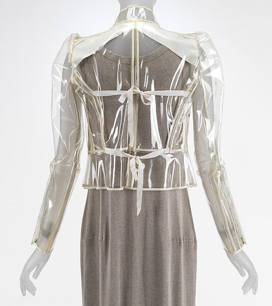 Ensemble, Martin Margiela (Belgian, born 1957), (a) polymer, (b) cotton, French