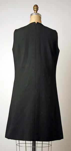 Dress, Pierre Cardin (French (born Italy), San Biagio di Callalta 1922–2020 Neuilly), wool, metal, French
