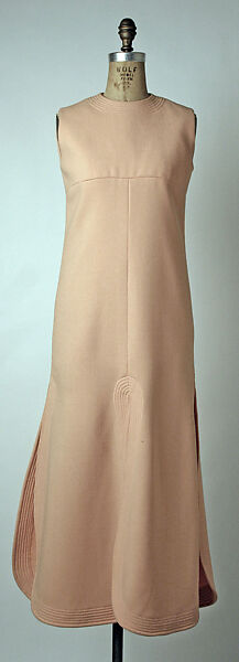 Evening dress, Pierre Cardin (French (born Italy), San Biagio di Callalta 1922–2020 Neuilly), wool, French 