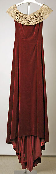 Opera dress, Hattie Carnegie (American (born Austria), Vienna 1889–1956 New York), silk, linen, American 