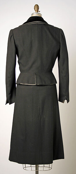 Dinner suit, Hattie Carnegie, Inc. (American, 1918–1965), wool, silk, American