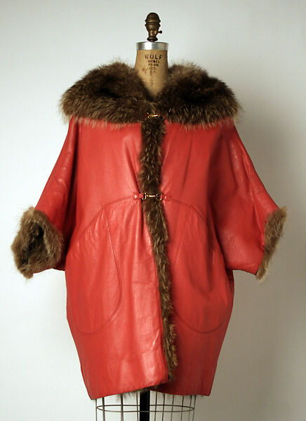 Ensemble, Bonnie Cashin (American, Oakland, California 1908–2000 New York), wool, leather, fur, American 