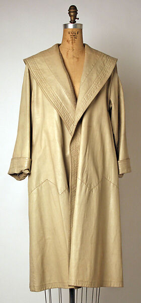 Coat, Bonnie Cashin (American, Oakland, California 1908–2000 New York), leather, wool, American 