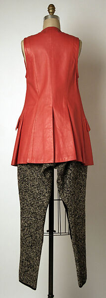 Ensemble, Bonnie Cashin (American, Oakland, California 1908–2000 New York), leather, wool, American