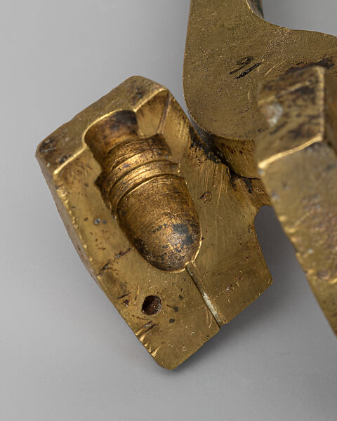 Percussion Rifle and Bullet Mold, James Monroe Jones (American, Raleigh, North Carolina 1821–1905 Ann Arbor, Michigan), Wood (walnut), steel, gold, silver, brass, platinum, North American