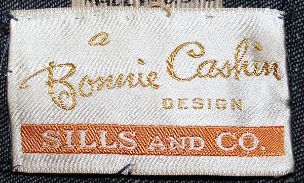 Coat, Bonnie Cashin (American, Oakland, California 1908–2000 New York), cotton, leather, American